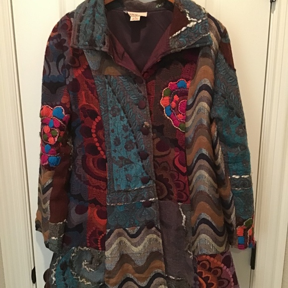 Anii By natural Colorful and Eccentric Coat - Picture 2 of 6
